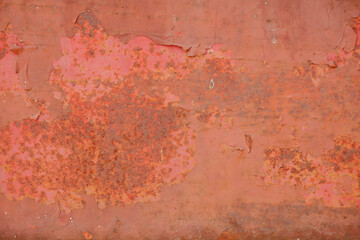 Grunge brown iron texture background with scratches.