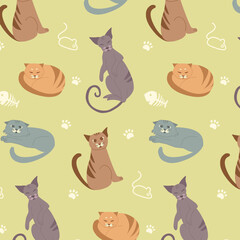 Cute kids background pattern