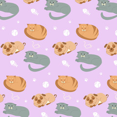 Cute kids background pattern