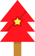 decorative Christmas tree illustration