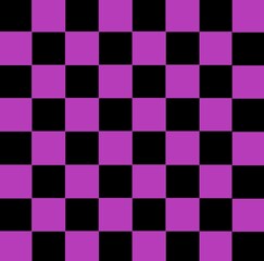 Fondo abstracto de formas cuadriculadas alternas con forma de ajedrez y tonos negros y purpura
