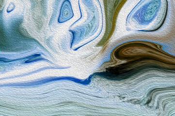 blue and white painted background