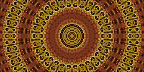 Fraktaler Mandala Hintergrund für Drucksachen und Internet Layout