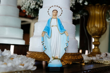Statue of the image of Our Lady of Graces