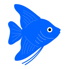 Angle Fish PNG Format With Transparent Background