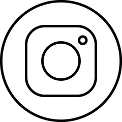 Camera instagram linear icon
