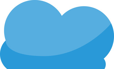 blue cloudscape illustration