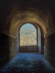 vista della città di napoli