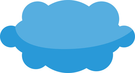 blue cloud illustration