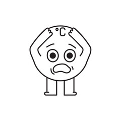 Climate change color line icon. Ecology