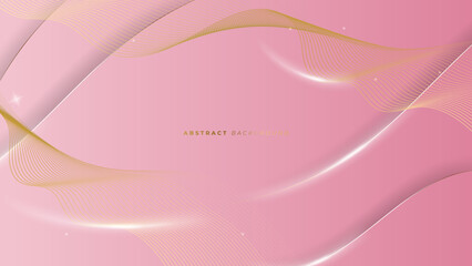 Abstract gold and soft pastel pink luxury background