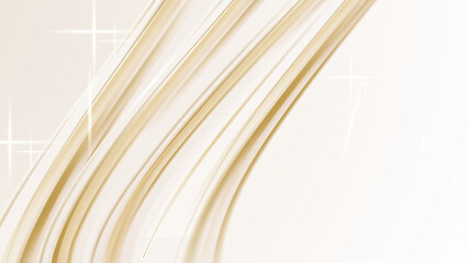 Abstract luxury background with silk, curve wave, glitter, bokeh, and golden line
