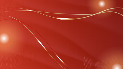 Abstract red and gold lines background