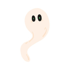 Cute cartoon ghost