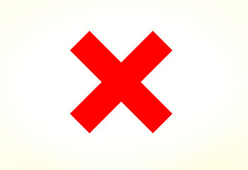 red cross mark