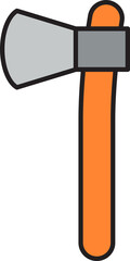 axe tool icon illustration