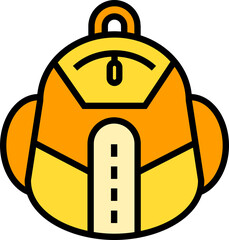 backpack and school bag icon