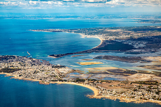 Loire Valley and La baule atlantic ocean coastline
