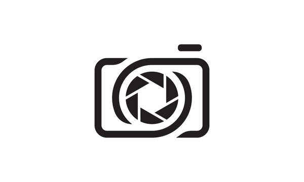 camera photography logo icon vector