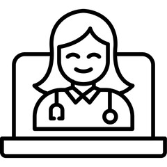 Online Doctor Icon