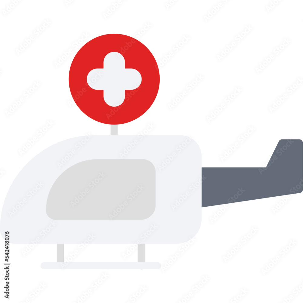 Poster air ambulance icon