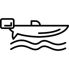 Speed Boat Icon