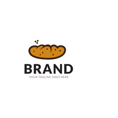 bread logo vector icon illustration design