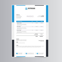 Clean and Modern Invoice Template