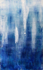 Komposition in Blau III