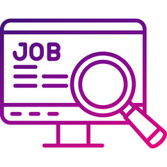 Online Search Job Icon