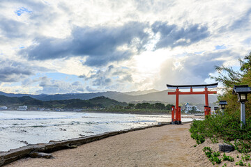 秋の青島神社　宮崎県宮崎市　Aoshima Shrine in autumn. Miyazaki prefecture. Miyazaki city.