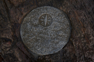 Plaque Tribute to Ramón Sampedro on As Furnas beach, Porto do Son