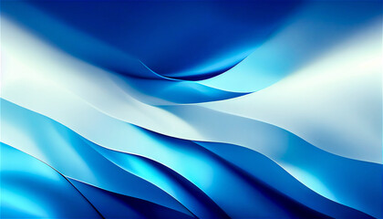 Obraz premium Abstract blue fluid background