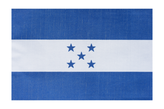 National flag of the country of Honduras, isolate