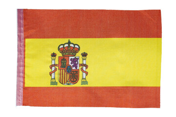 National flag of the country Spain, isolate