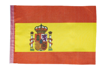 National flag of the country Spain, isolate