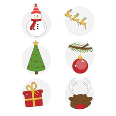 New Year Christmas Highlights for stories