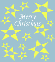 Fototapeta premium illustration of a Christmas card with a Christmas tree. Template for printing on banners, signs and for social networks. 
