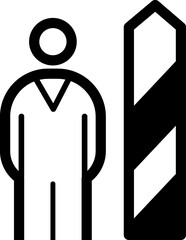 Immigration, refugees  line icon