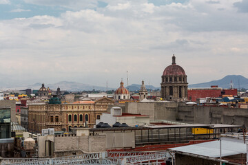 Fototapeta na wymiar view from Centro Cultural Espana CDMX