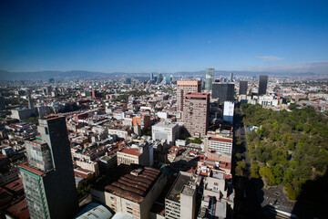 Naklejka premium view from Torre Latinoamericana CDMX