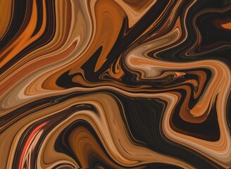 abstract orange background marble swirl painting wallpaper