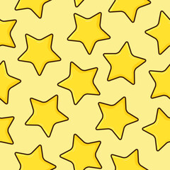 Star seamless pattern star background
