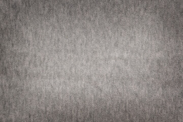 Knitted grey wool texture. flat knitted fabric pattern. Textured background
