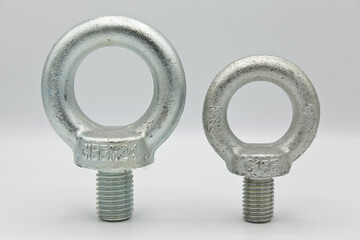Galvanized metal with metric 20 and 24 eye bolt, CE certified in accordance with European...