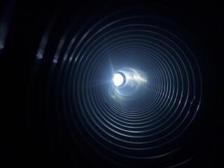 light at the end of the tunnel  When you travel through the dark  Your hopes are close to being successful.  like the light that shines in the dark