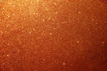 copper orange golden color glitter background