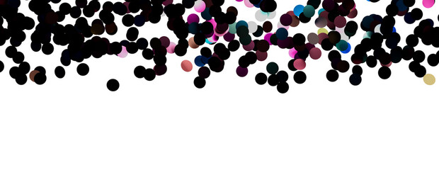 Multicolor confetti abstract background with a lot of falling pieces