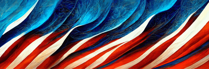 usa independence day abstract background with flag elements © Oleksii