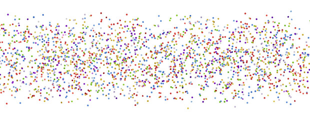 3D animation of exploding confetti